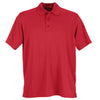 Vansport Men's Real Red Omega Solid Mesh Tech Polo
