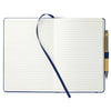 JournalBooks Blue 5.75'' x 8.5'' FSC Mix Pedova Pocket Bound JournalBook