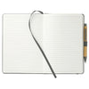 JournalBooks Grey 5.75'' x 8.5'' FSC Mix Pedova Pocket Bound JournalBook