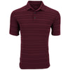 Vansport Men's Deep Maroon Strata Textured Polo