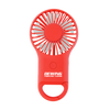 Hit Red Rechargeable Handheld Fan With Carabiner 2.0