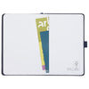 JournalBooks Navy Mix Pineapple Leather Bound Notebook