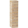 Leed's Brown Tabletop Tumbling Tower Wood Block Stacking Game