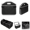 Hit Black with Grey Trunk Organizer with Cooler Bag