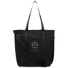 Hit Black Hudson rPET Leatherette Computer Tote Bag