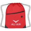 Hit Red Sports Pack With Front Zipper