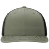 Richardson Loden/Black Solid Twill Trucker