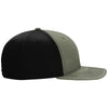 Richardson Loden/Black Solid Twill Trucker