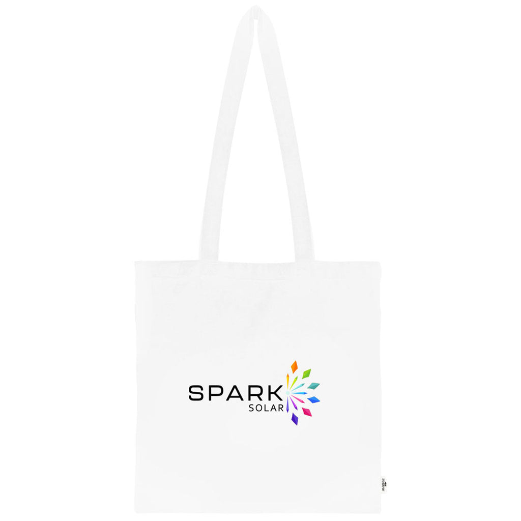 Hit White Jones Recycled Cotton Tote Bag