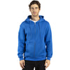 Threadfast Apparel Unisex Royal Ultimate Fleece Full-Zip Hooded Sweatshirt