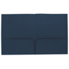 Good Value Dark Blue Linen Paper Folder