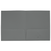 Good Value Gray Linen Paper Folder