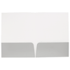 Good Value Silver Gloss Paper Folder