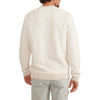 Marine Layer Men's Oat Heather Corbet LW Diamond Quilted Crewneck