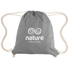 Hit Heather Grey Arden Recycled Cotton Drawstring Bag
