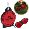 Evans Red Dual Collapsible Pet Bowl