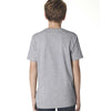 Next Level Boy's Heather Grey Premium Short-Sleeve Crew Tee