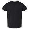 Rabbit Skins Black Toddler Fine Jersey Tee