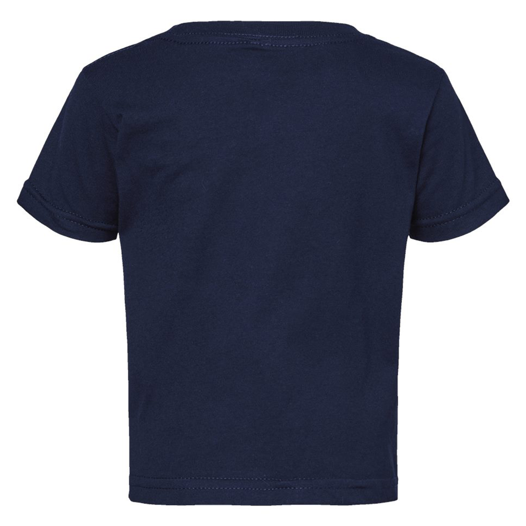 Rabbit Skins Infant Navy Fine Jersey T-Shirt