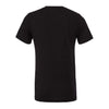 Bella + Canvas Unisex Solid Black Triblend Short-Sleeve T-Shirt