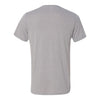 Bella + Canvas Unisex Athletic Grey Triblend Short-Sleeve V-Neck T-Shirt