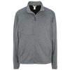 Edwards Men's Grey Heather with Black Fleece Performance Tek Jacket