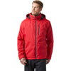 Helly Hansen Men's Red Crew Hooded Midlayer Jacket 2.0