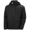 Helly Hansen Men's Black Crew Hooded Jacket 2.0