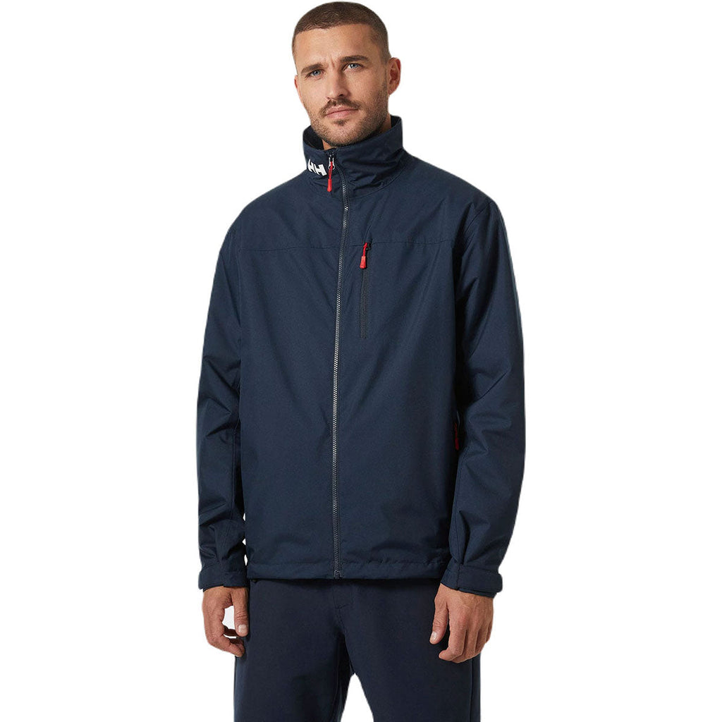 Helly Hansen Men's Navy Crew Midlayer Jacket 2.0