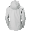 Helly Hansen Women's Grey Fog Crew Hooded Midlayer Jacket 2.0