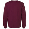 Bella + Canvas Unisex Maroon 6 oz. Heavyweight Long Sleeve Tee
