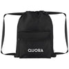 Hit Black Anywhere rPET Drawstring Bag