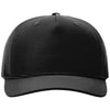 Richardson Black/Black Grey Laser Perf Performance Rope Cap