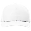 Richardson White/White Black Laser Perf Performance Rope Cap