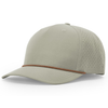 Richardson Trenchcoat/Russet-Grey Laser Perf Performance Rope Cap