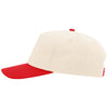 Richardson Cream/Cream/Red 5-Panel Relaxed Gramps