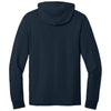 Jerzees Classics Unisex J. Navy Cotton Long Sleeve Hooded T-Shirt