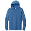 Jerzees Classics Unisex Retro Heather Royal Cotton Long Sleeve Hooded T-Shirt