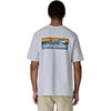 Patagonia Men's White Boardshort Logo Pocket Responsibili-Tee