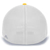 Pacific Headwear Black/White/Gold Universal Fitted Trucker Mesh Cap