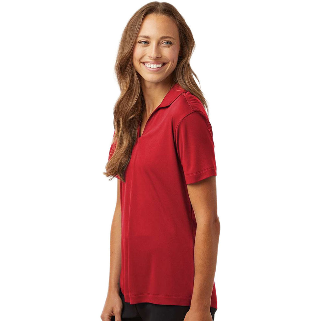 AllPro Women's Red Pro-Lock Performance Polo