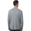 AllPro Men's Heather Steel Pro-Lock Performance Quarter-Zip Pullover