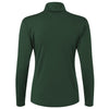 AllPro Women's Forest Green Pro-Lock Performance Quarter-Zip Pullover