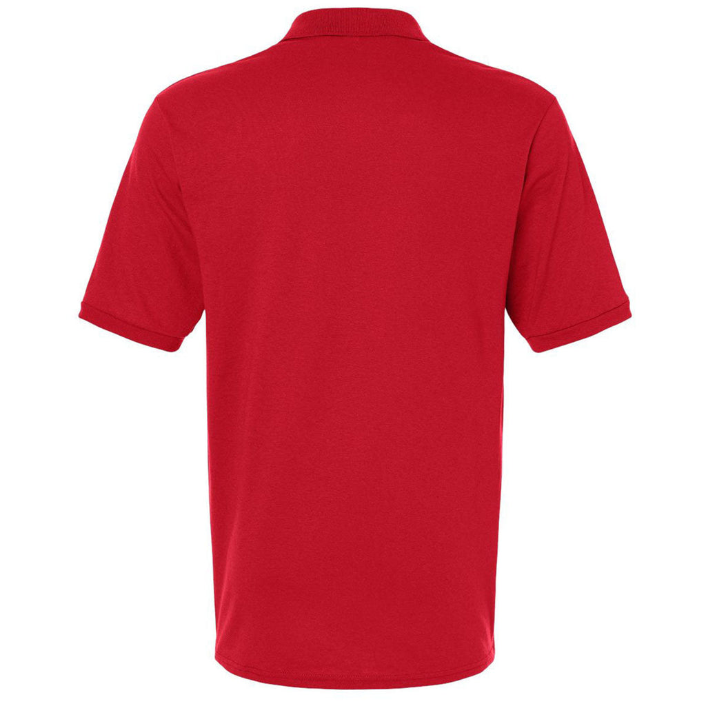 Jerzees Men's True Red Dri-Power Polo