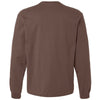 Bella + Canvas Men's Cocoa 7.5 oz Heavyweight Long Sleeve Tee