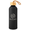 Hit Black 25 Oz. Blaire Recycled Aluminum Bottle With Bamboo Lid