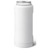 BruMate Matte White 12 Oz. Hopsulator Slim V2