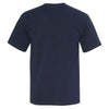 Bayside Men's Dark Navy USA-Made 100% Cotton Short Sleeve T-Shirt