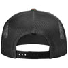 Richardson Green Camo/Black Acrylic-Wool Blend Flatbill Trucker