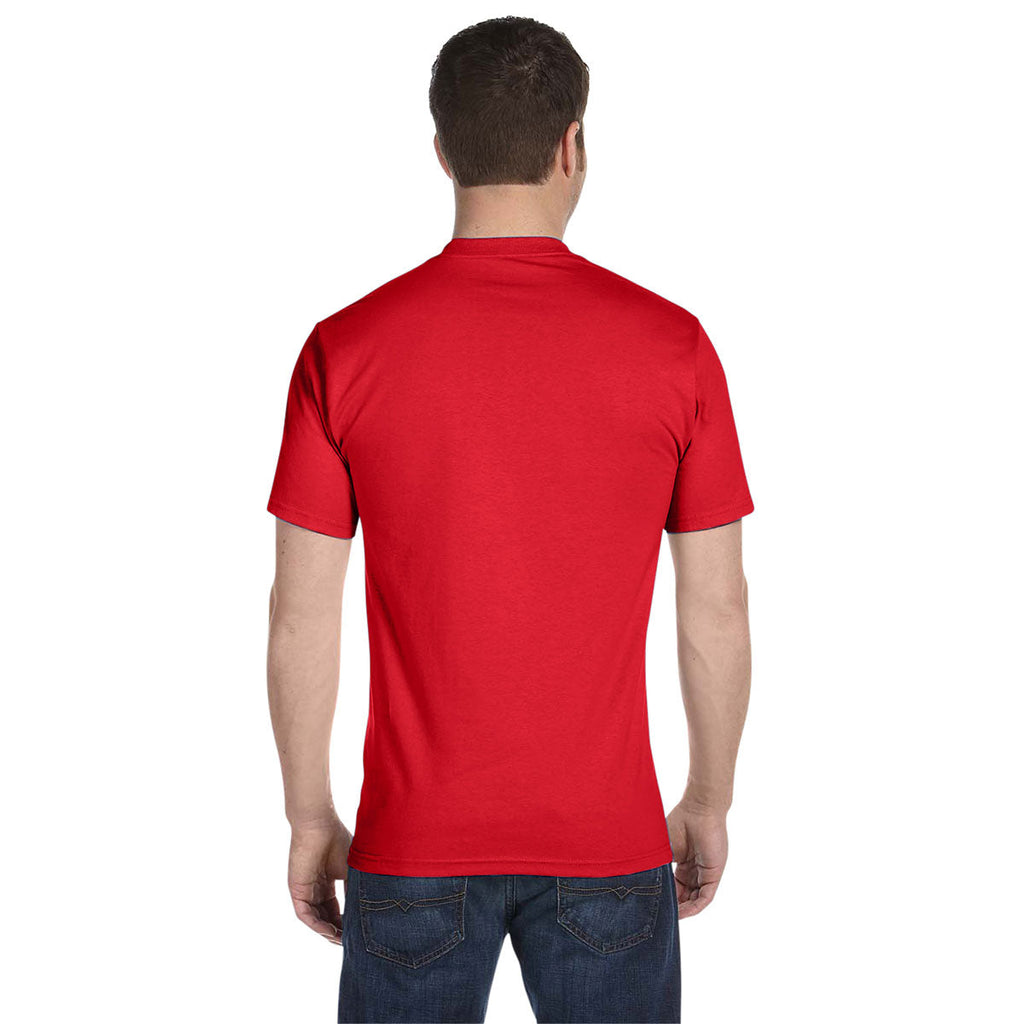 Hanes Men's Athletic Red 6.1 oz. Beefy-T